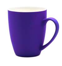 Кружка Elegante софт-тач 350мл, фиолетовая