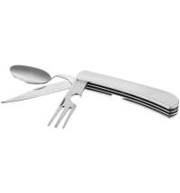 Походный складной столовый прибор Campsite Fold, стальной