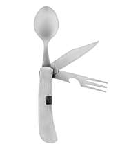 Походный складной столовый прибор Campsite Fold, стальной