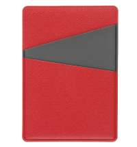 Картхолдер Dual, серо-красный