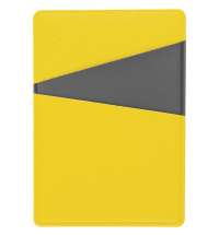 Картхолдер Dual, серо-желтый