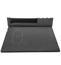 Коврик для мышки с беспроводной зарядкой Rolter, серый