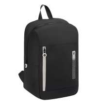 Складной рюкзак Compact Neon, черный с белым