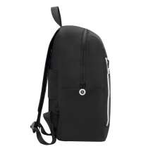 Складной рюкзак Compact Neon, черный с белым