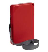 Плоская бутылка для воды Flacon, красная