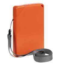 Плоская бутылка для воды Flacon, оранжевая