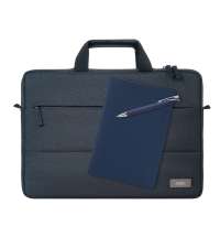 Подарочный набор Forum, синий (сумка, ежедневник, ручка)