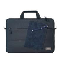 Подарочный набор Forum, синий (сумка, ежедневник, ручка)