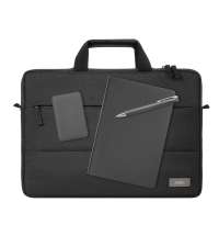 Подарочный набор Forum, серый (сумка, ежедневник, ручка, аккумулятор)