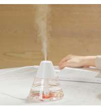 Светодиодный USB увлажнитель-аромадиффузор Cone, белый