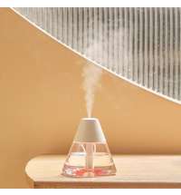 Светодиодный USB увлажнитель-аромадиффузор Cone, белый