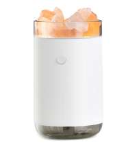 Соляная, светодиодная USB лампа-увлажнитель Aura, белый