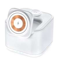 Беспроводная колонка Powerbox 5W с беспроводной зарядкой 15W,белый