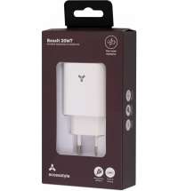 Адаптер сетевой ACCESSTYLE BASALT 20WT, белый