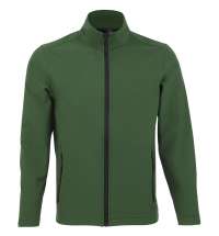 Куртка софтшелл мужская RACE MEN, темно-зеленая