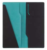 Дорожный органайзер Multimo, черный с бирюзовым