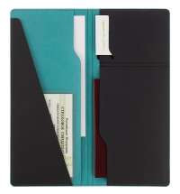 Дорожный органайзер Multimo, черный с бирюзовым