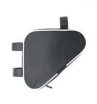 Велосумка на раму BikeLine Mini, черная с белым