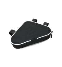 Велосумка на раму BikeLine Mini, черная с белым