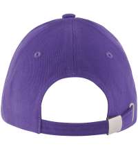 Бейсболка LONG BEACH, темно-фиолетовая