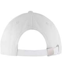 Бейсболка LONG BEACH, белая с темно-синим