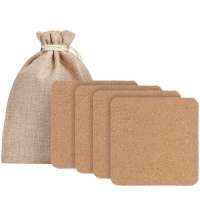 Набор из 4 костеров Suberic, квадрат