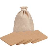 Набор из 4 костеров Suberic, квадрат