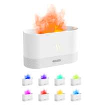 Светодиодный USB увлажнитель-ароматизатор Flame RGB, белый