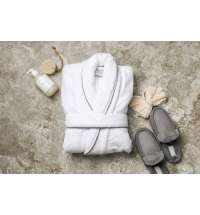 Банный халат VINGA Harper, S-M, унисекс, 450 г/м&sup2;