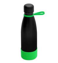 Термобутылка герметичная вакуумная Olivia To Go, чёрный/зелёный
