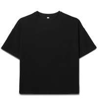 Футболка детская оверсайз Teezer, черная