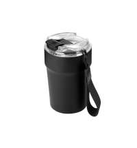 Термокружка вакуумная Monaco, черная