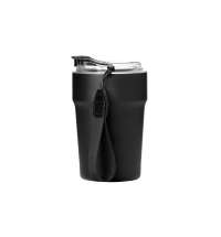 Термокружка вакуумная Monaco, черная