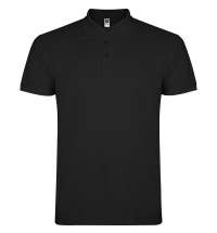 Футболка поло детская STAR ЧЕРНЫЙ, 1/2