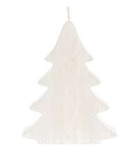 Свеча Kniteam, елка, белая