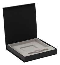 Коробка Memoria с ложементом под ежедневник и ручку, ver. 2, черная