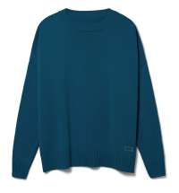 Джемпер оверсайз унисекс Stated в сумке, синий (морская волна)