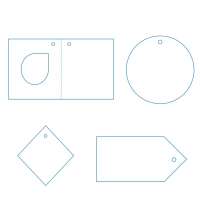 Этикетка картонная на заказ Carta, М