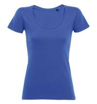 Футболка женская METROPOLITAN, ярко-синяя