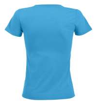 Футболка женская REGENT FIT WOMEN, ярко-бирюзовая