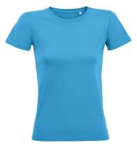 Футболка женская REGENT FIT WOMEN, ярко-бирюзовая