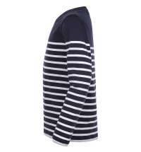 Футболка детская с длинным рукавом Matelot LSL Kids, синяя с белым