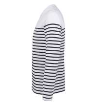 Футболка мужская с длинным рукавом Matelot LSL Men, белая с синим