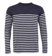 Футболка мужская с длинным рукавом Matelot LSL Men, синяя с белым