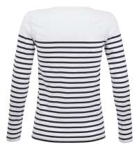 Футболка женская с длинным рукавом Matelot LSL Women, белая с синим