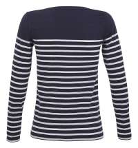 Футболка женская с длинным рукавом Matelot LSL Women, синяя с белым