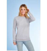 Толстовка унисекс Sully, светло-серый меланж