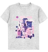 Футболка детская «Йогуртбург», светлый меланж