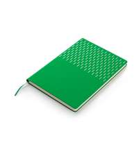 Ежедневник A5 недатированный Esmeralda в мягком переплёте, зелёный с серебристым