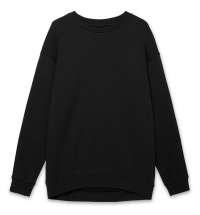 Свитшот оверсайз унисекс Omnifit, черный